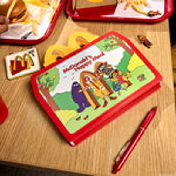 Loungefly McDonald's Vintage Happy Meal Lunchbox Stationery Journal NWT - Picture 3 of 5